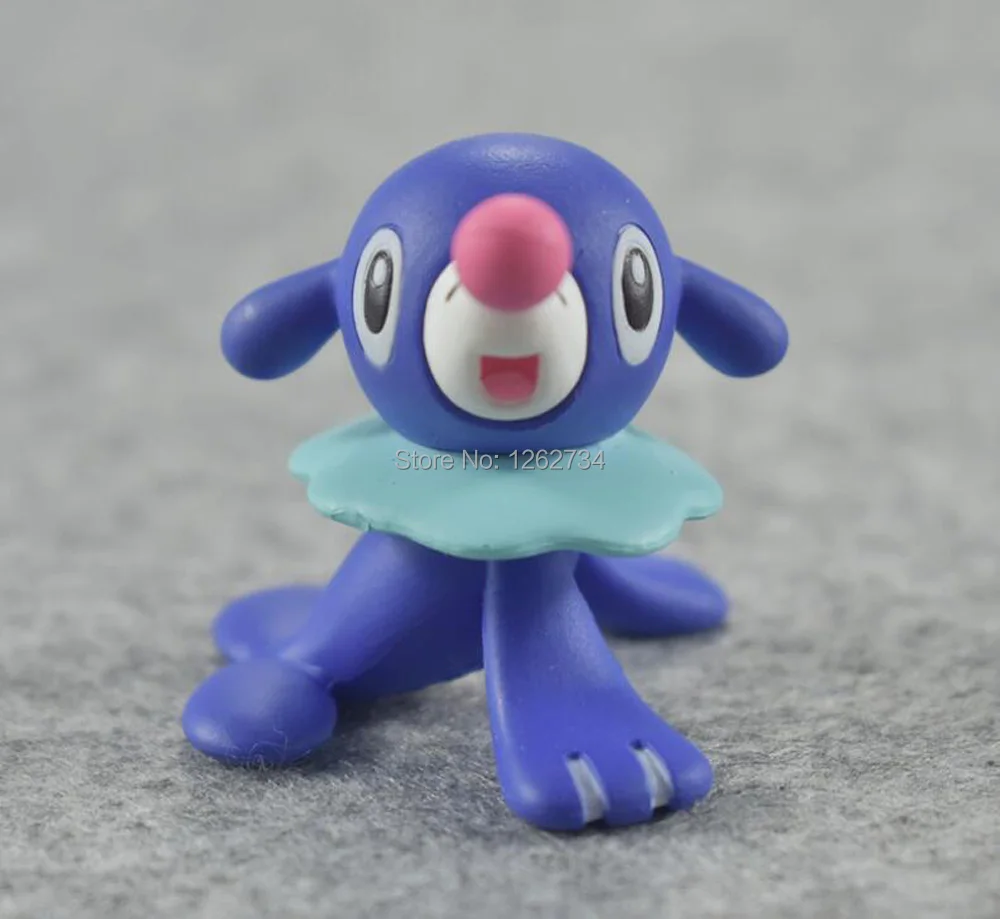 EMS 100/лот 5 шт. Tapu Koko Litten Popplio Rotom Rowlet 4 см ПВХ Коллекция Модель для детские игрушки подарки
