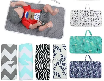 

Travel Diaper Baby Play Changing Mat Waterproof Floor Mat Baby Nappy Portable Foldable Washable Compact For Newborn Baby Care