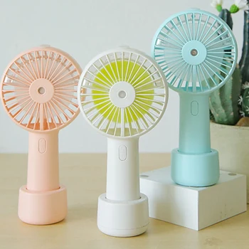 

2000Mah Portable Water Spray Mist Fan Electric Usb Rechargeable Handheld Mini Fan Cooling Air Conditioner Humidifier For Outdoor