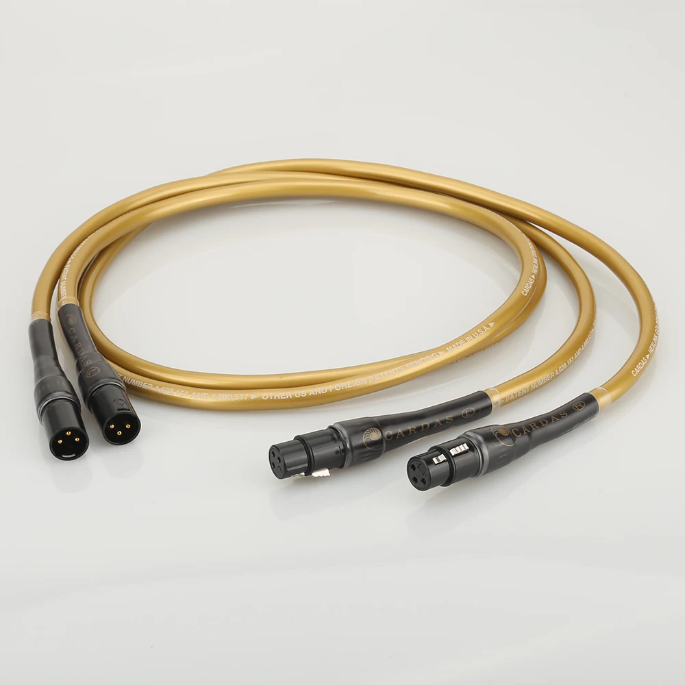 HI End Hexlink Golden 5 C соединительный кабель XLR pair 1M|interconnect cable|viborg audioxlr xlr cable |