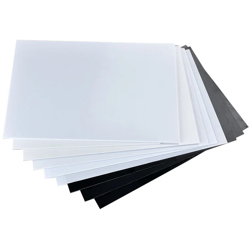 

4mm 5mm DIY Plastic Model ABS Flat Sheet Plate Materials For Train Buildings Sheet Model Building Kits