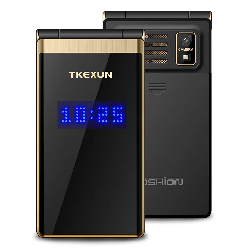 TKEXUN мобильный телефон с откидным сенсорным экраном 3 0 &quot дисплей скорость