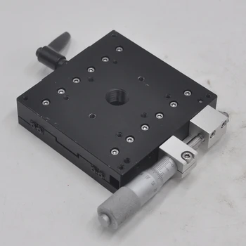 

SIGMA KOKI table top 100 * 100mm single axis Y axis manual precision optical fine adjustment sliding table aluminum alloy
