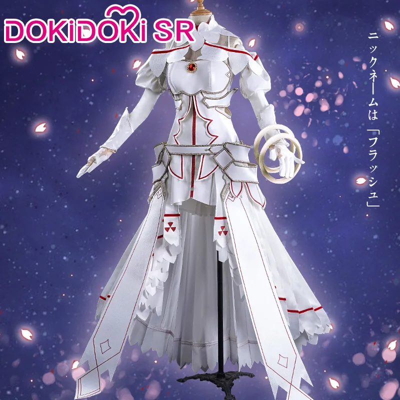 DokiDoki-SR аниме меч искусство онлайн Юки Асуна косплей САО женское платье костюм
