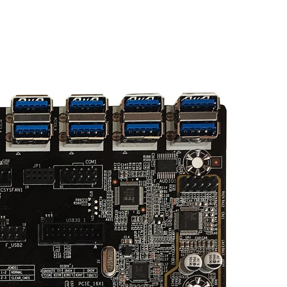 Computer Motherboard Mining Board B250C Multi-Graphics Card 12 Card Motherboard Usb3.0 Plug-In Pcie Slot