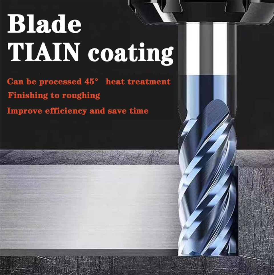 slab milling cutter Carbide Radius End Cutter Mill Aluminium Cnc Milling Cutter For Metal Tungsten Steel CNC Maching Endmils types of vices