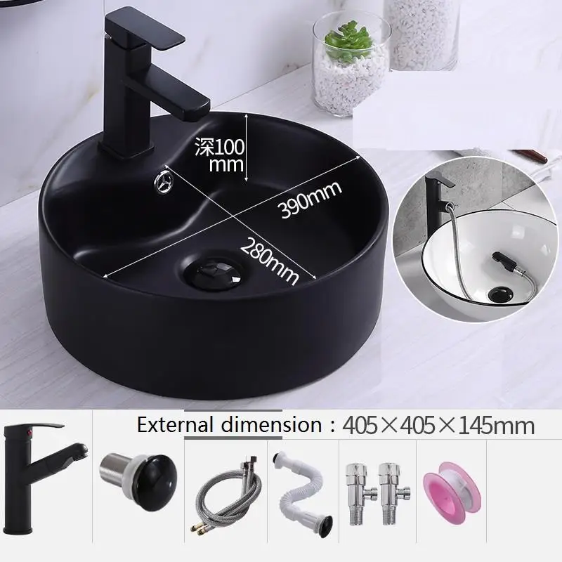 Lavagem Wastafel Mano миска для ванной комнаты Lavabo Pia Cuba Banheiro раковина для ванной комнаты - Цвет: MODEL B