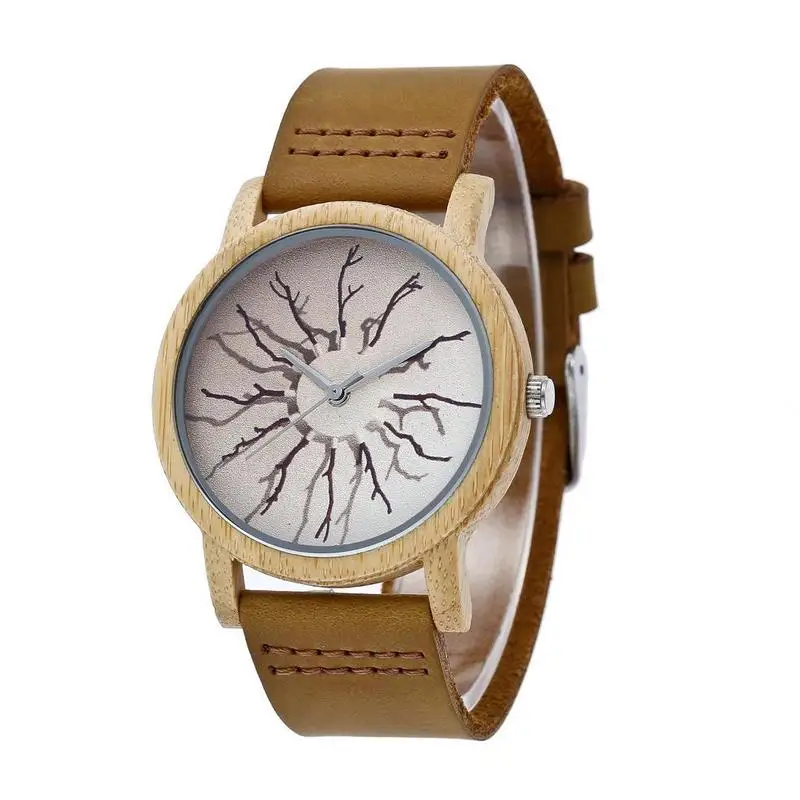 

2020 Promotion Real Genuine Leather Strap Watch Natural Bamboo Source International A Undertakes To Factory