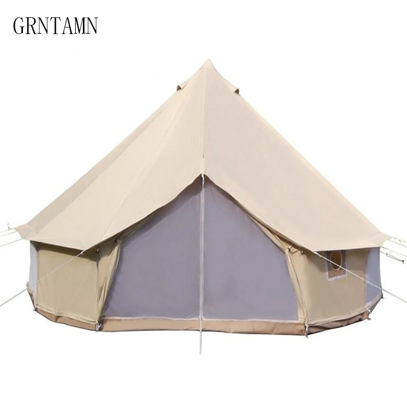 GRMTAMN водонепроницаемый ветрозащитный светильник цвета хаки, хлопок, брезентовый колокольчик, палатка для семейного отдыха и туризма, зимняя палатка - Цвет: 5M
