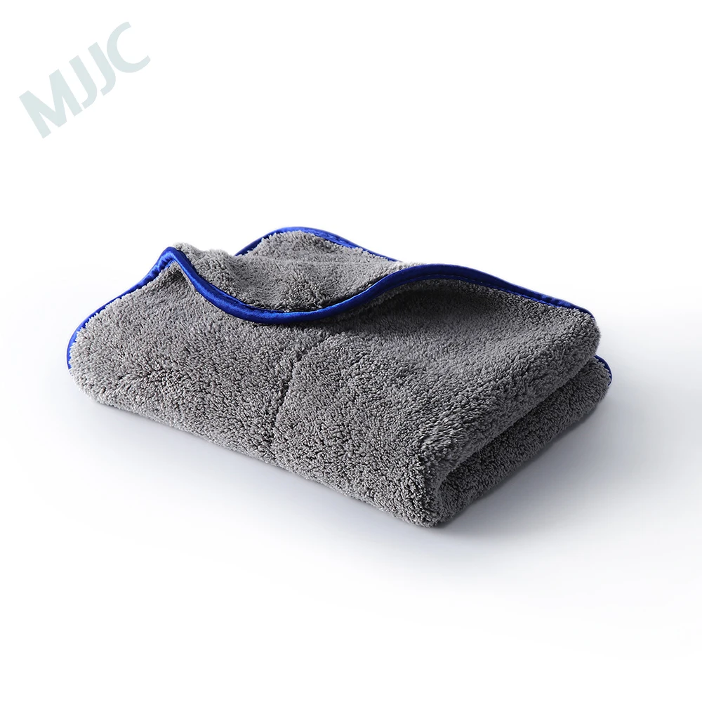 MJJC 42X48 см 1000GSM ультра впитывающая ткань для мытья автомобиля Pad супер Глубокий ворс Премиум влагопоглощающая салфетка из микрофибры полировка автомобиля полировка