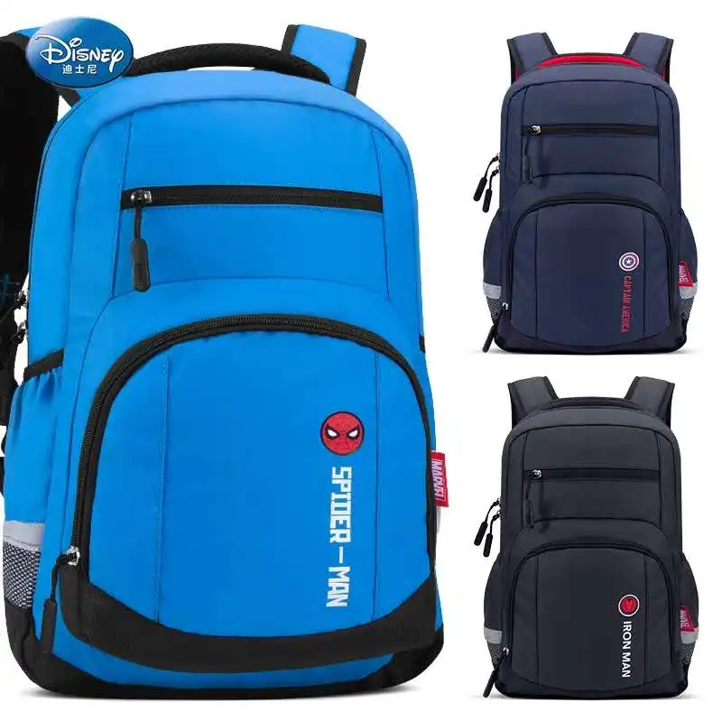 Disney New school bags for boys captain america large capapcity causal light primary student backpack teenage kids Mochilas