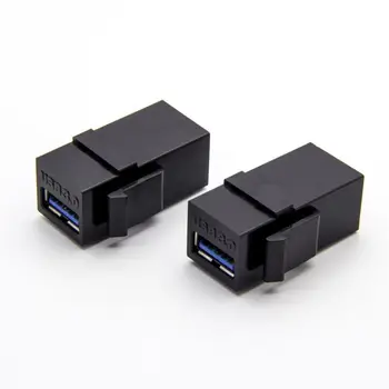 

2PCS USB 3.0 A Female to A Female Extension Keystone Jack Coupler Connector Adapter Converter B85B