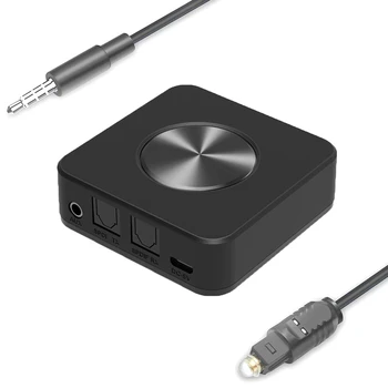 

Wireless Bluetooth 5.0 Transmitter ReceiverCSR8675 Aptx HD Low Latency Adapter Optical SPDIF Aux 3.5mm oTV Speaker