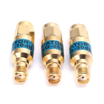 

Golden Attenuator SMA-JK Male to Female RF Coaxial Attenuator 2W 0-6GHz 30db