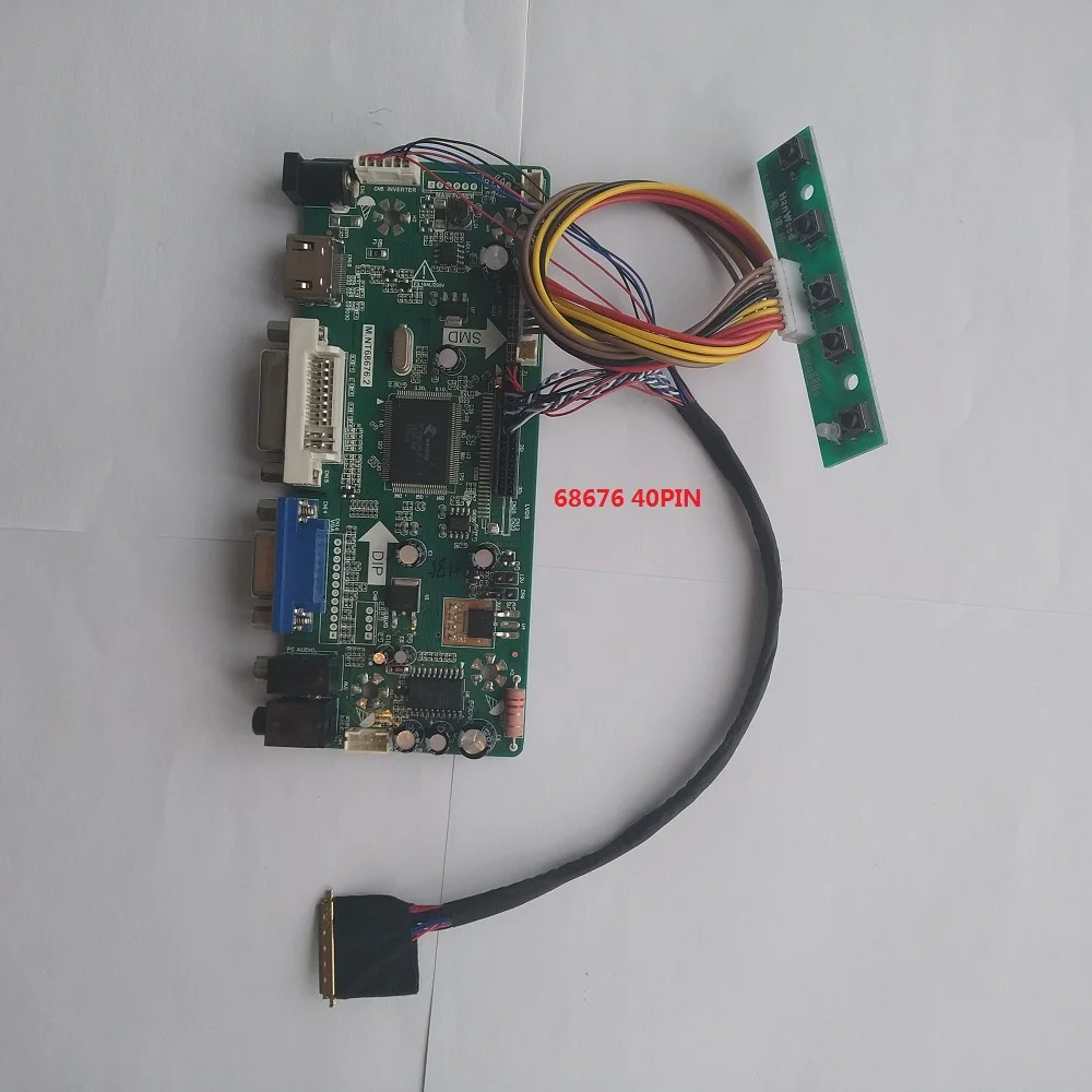 Для LTN156AT19 комплект контроллера драйвер платы 15," 1366X768 HDMI ЖК светодиодный монитор карта панель экран DVI LVDS VGA