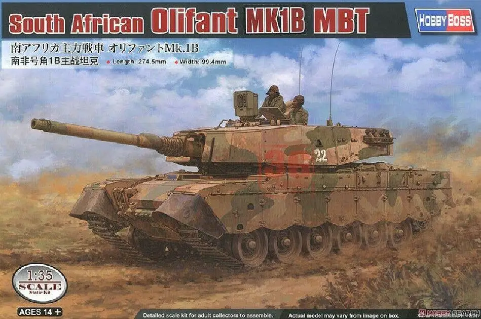Hobbyboss Model 1/35 83897 South Africa Mbt Olifant Mk1B Model Kit