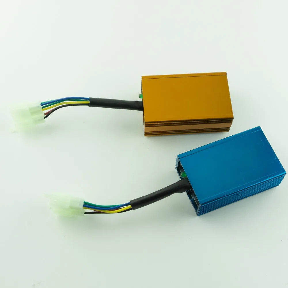 1 шт. синий/Золотой 6Pin гоночный CDI AC hp CDI для CG125 150 200 250cc Байк питбайк квадроцикл багги
