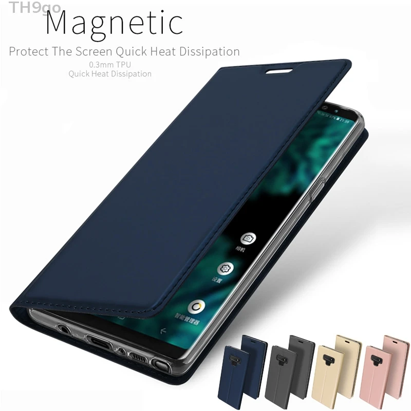 Кожаный чехол кошелек с магнитной застежкой для Samsung Note 8 9 S9 A8 A6 Plus 2018