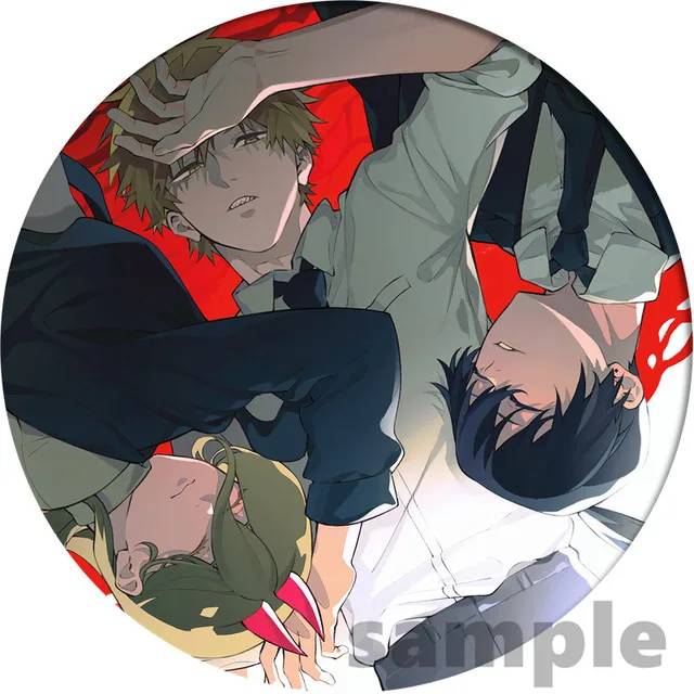 Anime Chainsaw Man Badge Makima Brooch Pin Cosplay Badges For Cloth Backpack Cosplay Anime Accessories 10