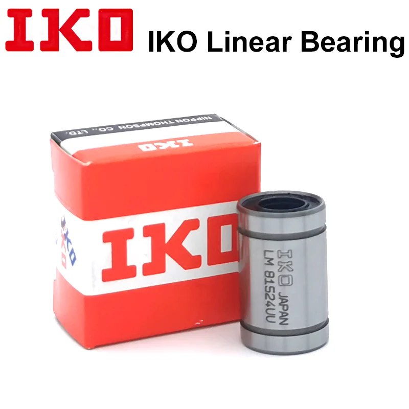 Подлинный линейный подшипник для 3D-принтера IKO LM8UU LM81524UU с длинным стержнем 8x15x24 мм