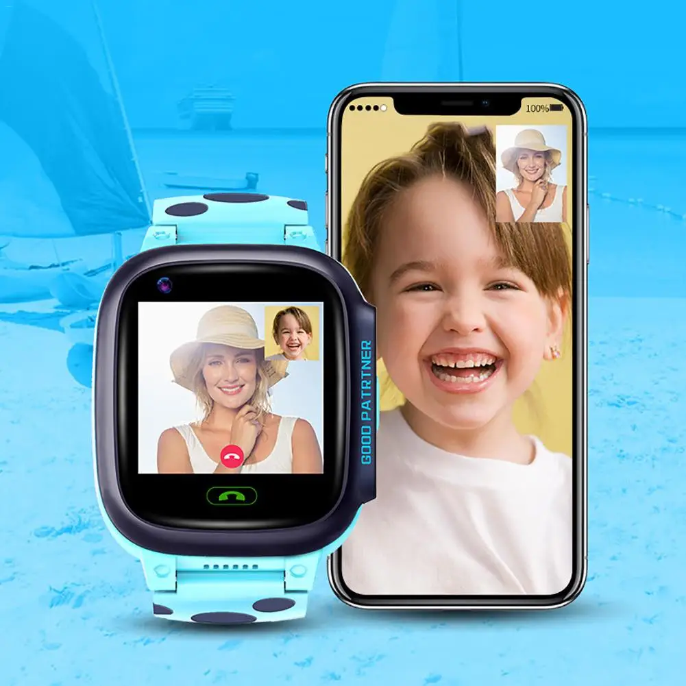 Children Smart Watch HD Video Call 4G Full Netcom With AI Payment WiFi Chat GPS Positioning Watch For Kids 2 Color