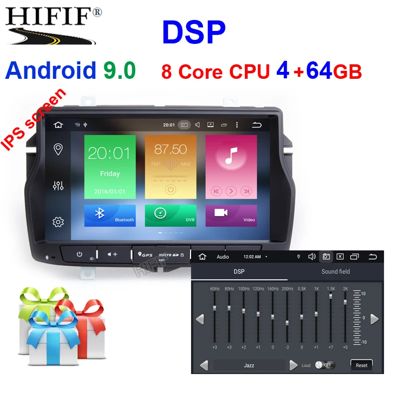 

DSP IPS Android 9.0 4G/2G CAR GPS RADIO For Lada Vesta 2015-2018 STEREO NAVIGATION multimedia tape recorder pc NO dvd player