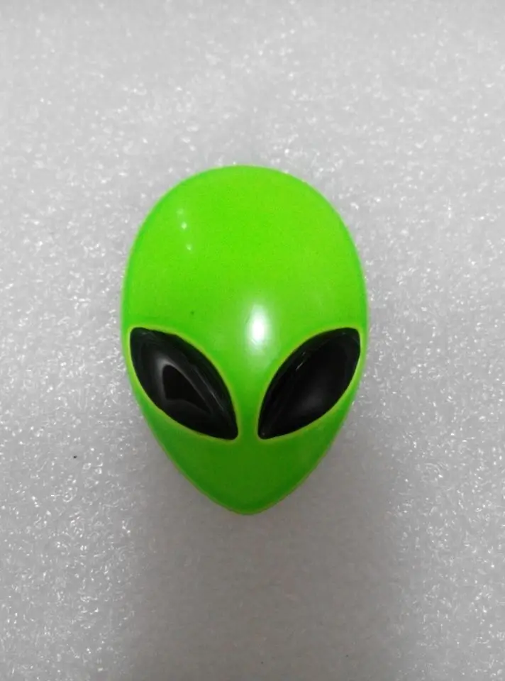 Автомобильный Alien металла персонализированные автомобильные наклейки и креативная забавная 3D Авто модификация корпуса небольшой Стикеры s Декоративные Стикеры одноцветное
