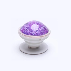 Purple Универсальный держатель Quicksand для мобильного телефона, подставка для воздушной сумки, кронштейн для крепления на 360 градусов, модный держатель для телефона, кольцо для телефона - Цвет: Purple
