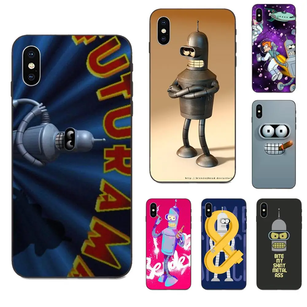 Bender Bending Rodriguez For Galaxy A10S A20S A2 Core A30S A40S A50S A70S A90 5G M10 M30S M40 Note 10 Plus Soft TPU Capa | Мобильные