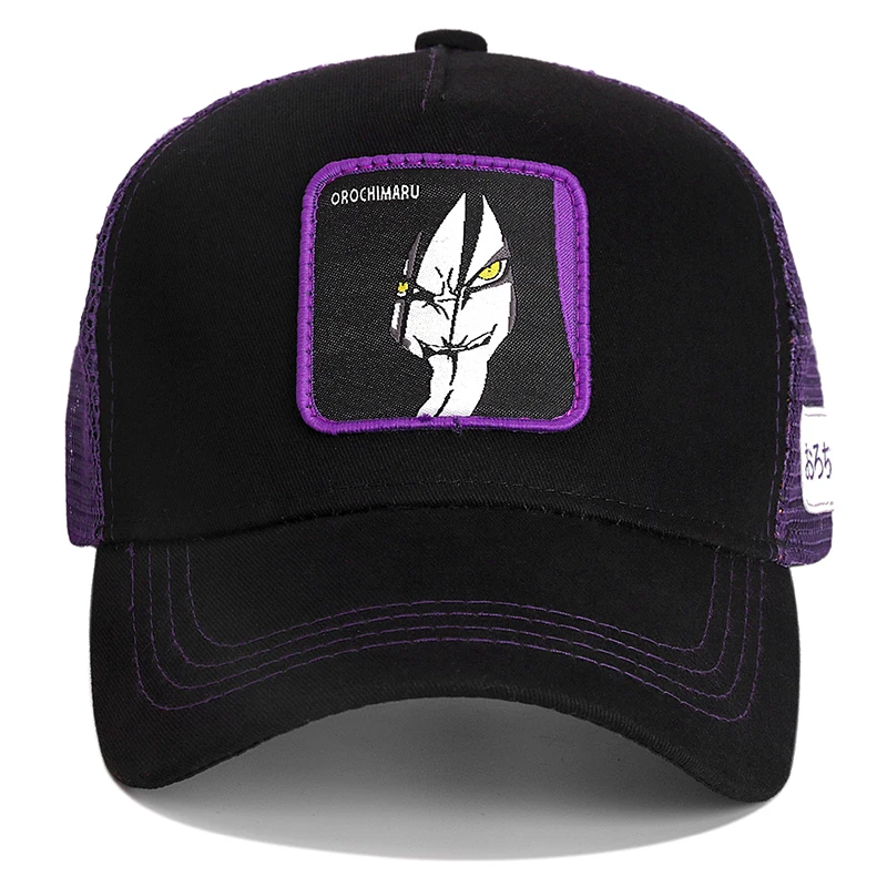 Наруто бренд OROCHIMARU аниме Snapback кепка хлопок бейсбольная кепка для мужчин женщин хип хоп папа сетчатая шапка Дальнобойщик дропшиппинг