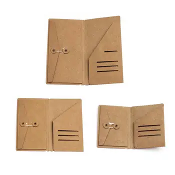 

1pcs Kraft Paper Envelope Tickets Receipt Card Bag Notebook Business Card Folder Page Skin Inner File Inside Holder Sheet Z9R9