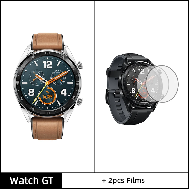 Global Verison HUAWEI Watch GT Smart WatchGT 5ATM водонепроницаемый 14 дней Срок службы батареи трекер сердечного ритма для Android iOS Скидка 600 руб. /. При заказе от 5500 руб. /Промокод: newyear600 - Цвет: Add Films2