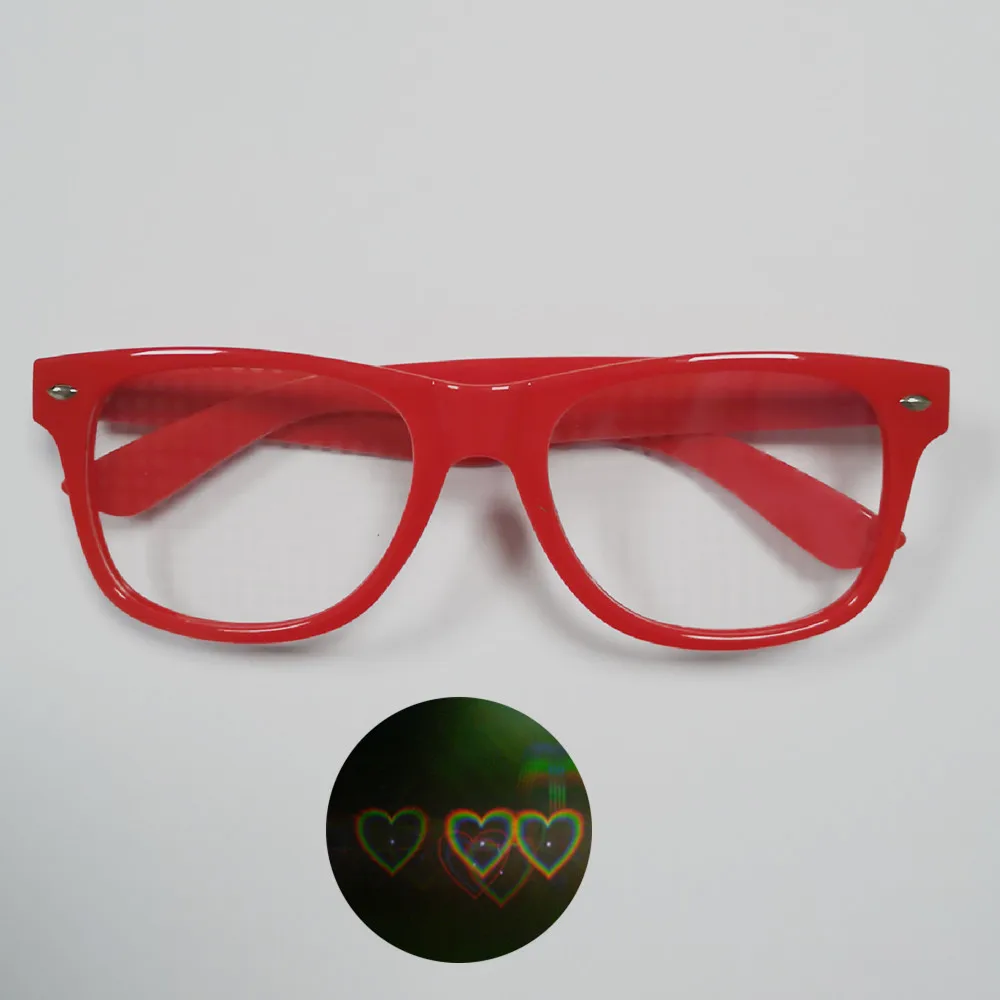 Confezione famiglia da 10 pezzi Occhiali a diffrazione per fuochi  d'artificio a forma di cuore arcobaleno Vedi cuori per rave, festival  musicali, luci natalizie Matrimonio|heart diffraction glasses|diffraction  glassesheart 3d glasses - AliExpress