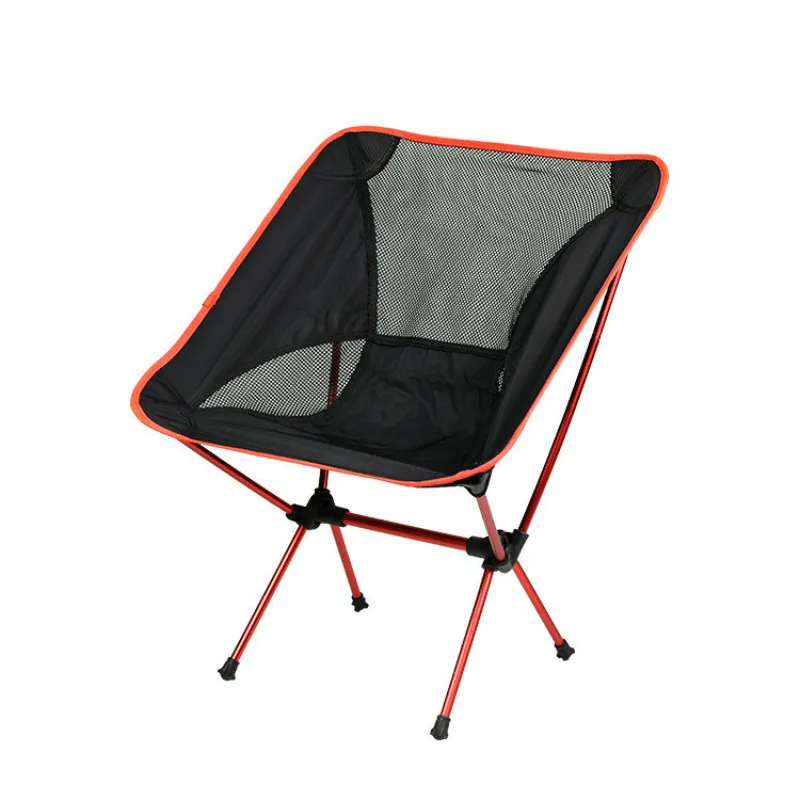 Factory Direct Sale Outdoor Camping Folding Chair Moon Chair Aluminum Alloy Folding Chair