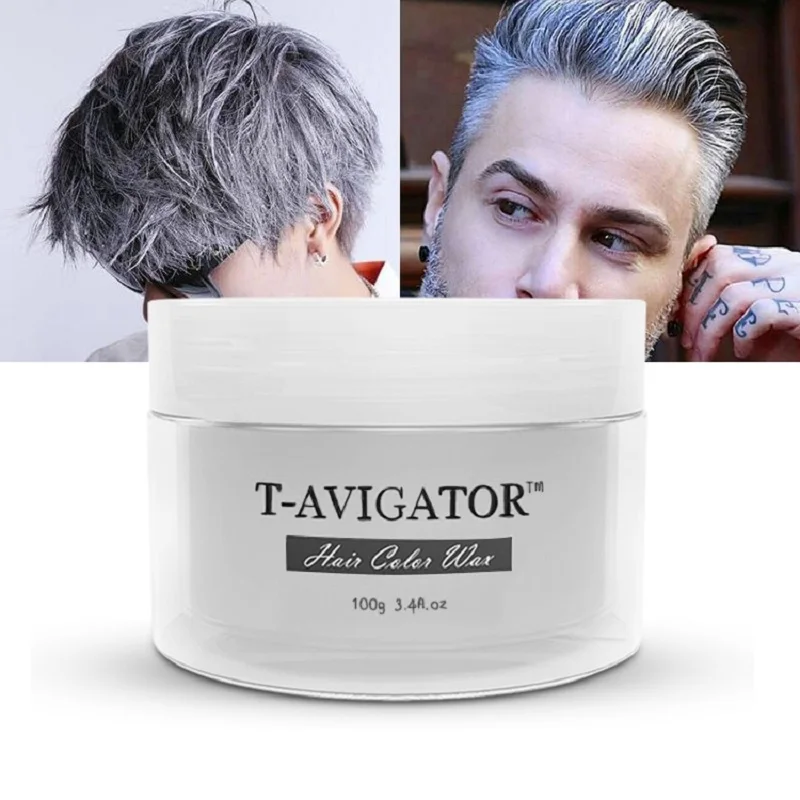 Hair ColorFashion Disposable hair Color Wax Dye DIY Modeling Dying Cream Unisex gel Mud Professional | Красота и здоровье