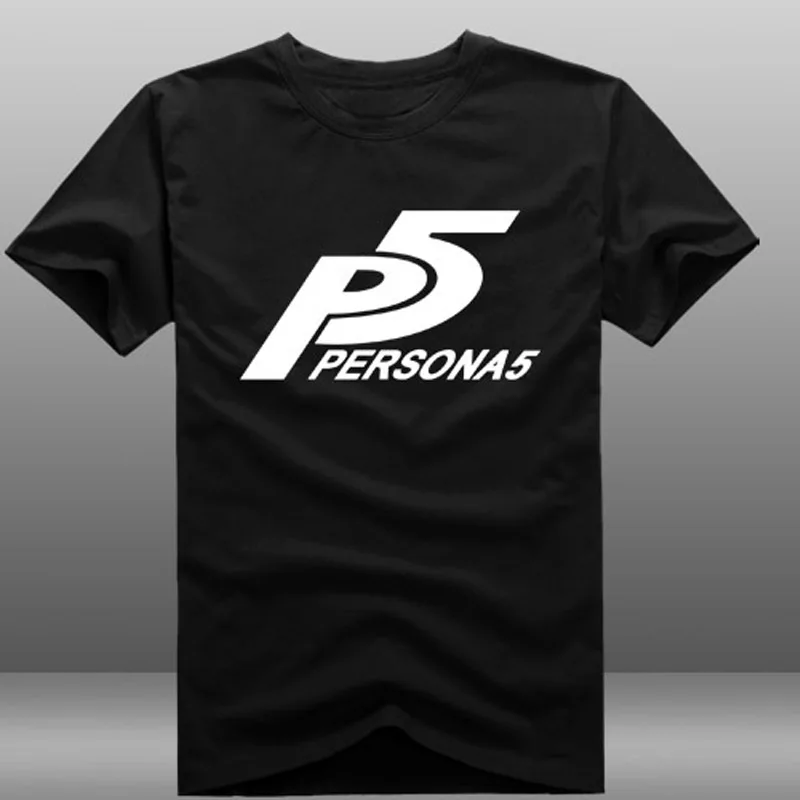 

Persona 5 T-shirt Game men t shirt woemen Summer Short-sleeve Cotton Tees Tops