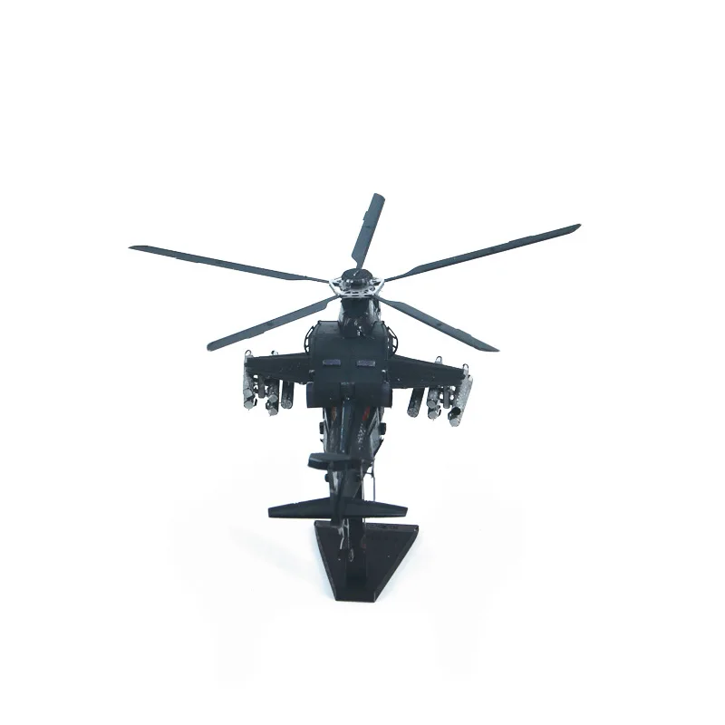 Piececool цельнометаллический без клея DIY Модель собранная модель 3D головоломка военный вертолет Z-10