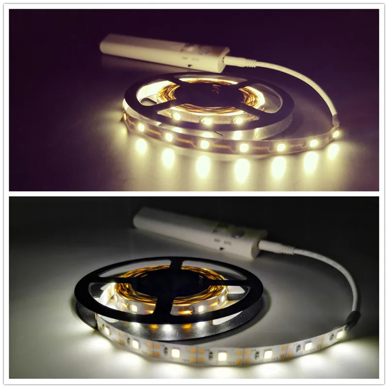 

Sensor & USB LED Strip Light Battery Wireless PIR Motion Lamp Under Cabinet Lighting 1m 2m 3m Home Decor Tape Cabine Light Strip