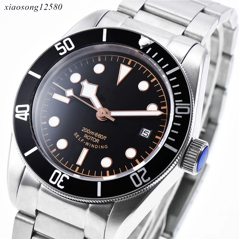 

2019 Corgeut Top Brand Men Mechanical Watch Automatic waterproof Fashion Luxury Stainless Steel Male Clock Relogio Masculino