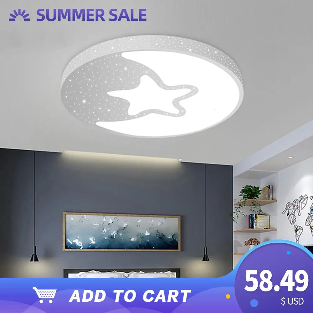 Led Ceiling Light Modern Lamp Panel Star Lighting Fixture Children Led Ceiling Light Modern Lamp Panel