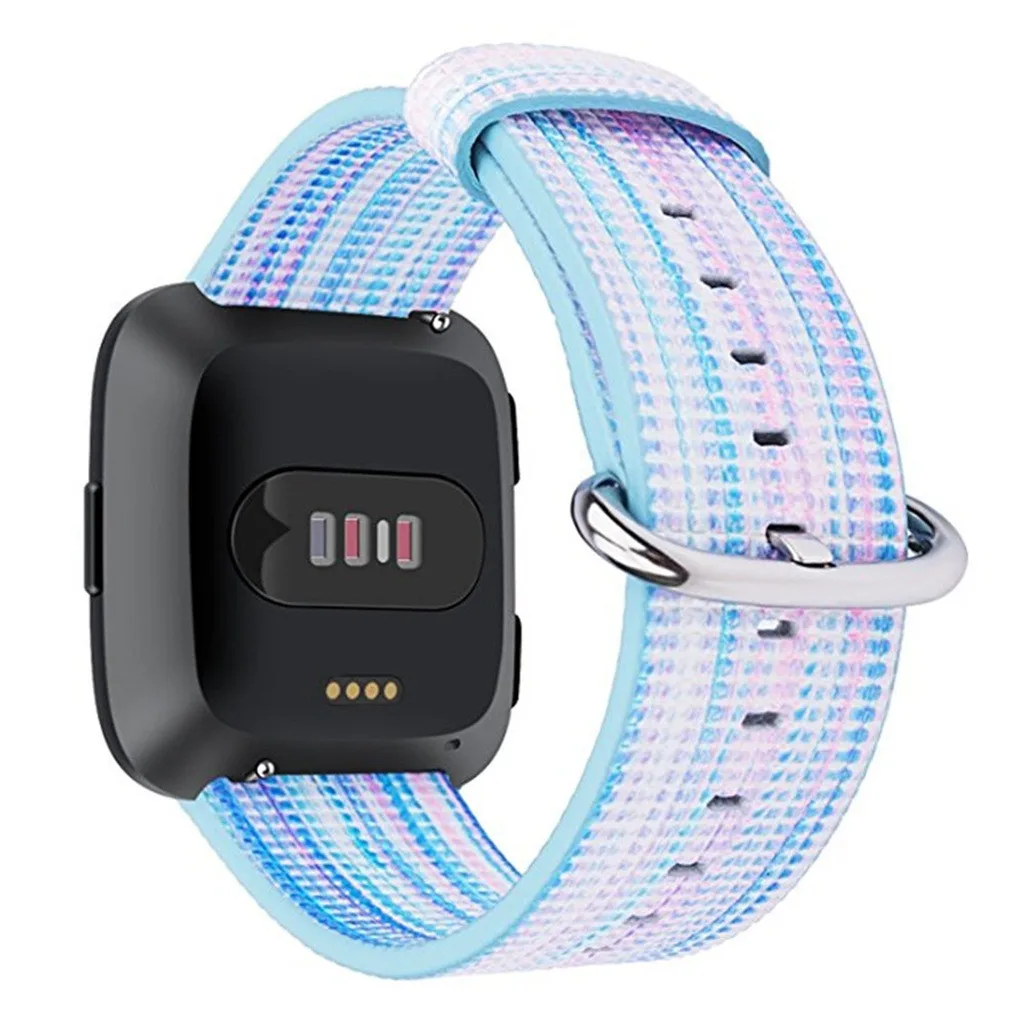 Ouhaobin нейлоновый ремешок для Fitbit versa 2 Смарт-часы Регулируемый сменный Браслет умные аксессуары браслет ремешок 910#2