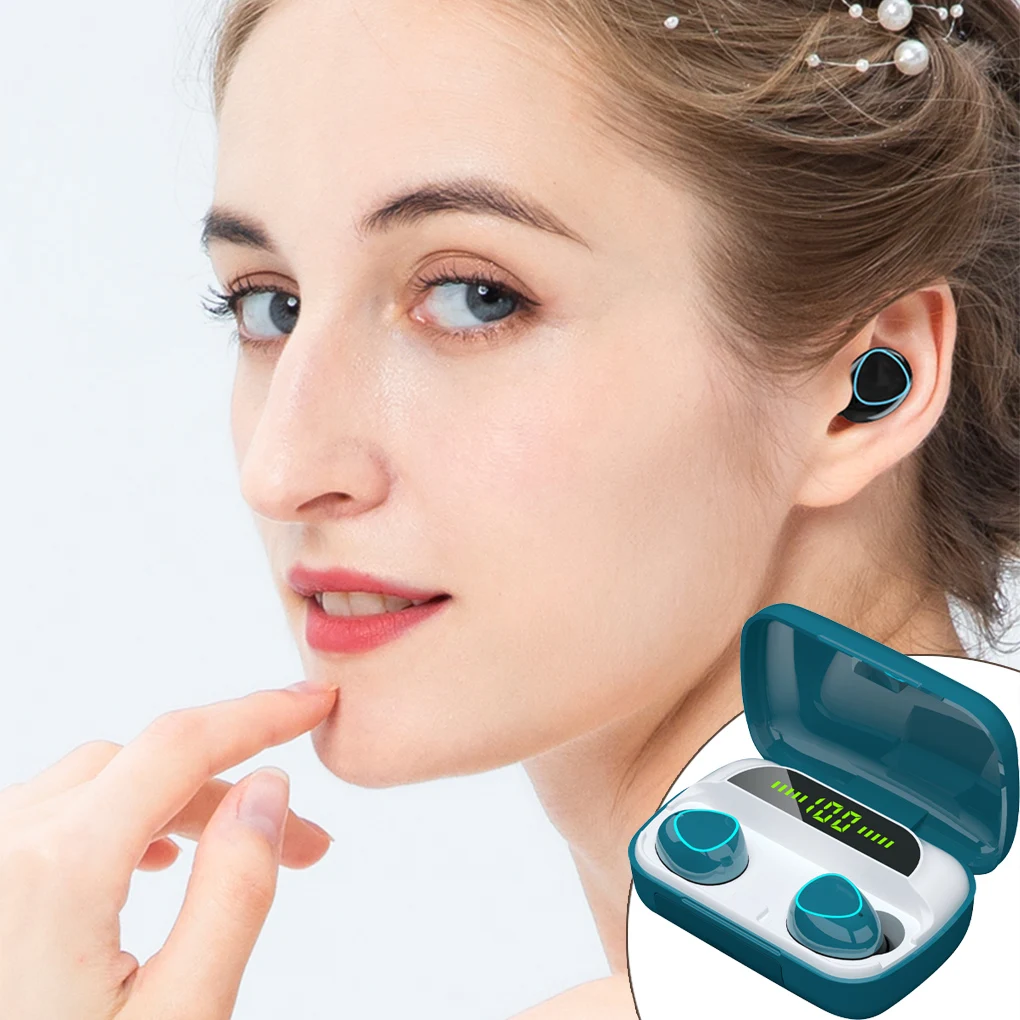 M10 TWS Wireless Headphones Touch Control Bluetooth 5.1 Earphones Headset Waterproof 9D Hifi Quality Earbuds Bluethooth | Электроника