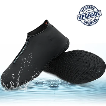 

Waterproof Shoe Cover Silicone Material Unisex Shoes Protectors Rain Boots for Indoor Outdoor Rainy Days