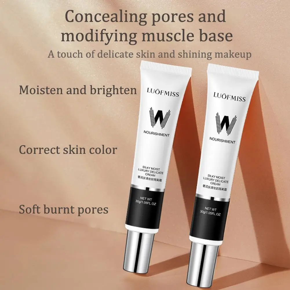 

30ml Face Base Primer Makeup Moisturizing Liquid Matte Fine Lines Primer Oil-control Foundation Brighten Cosmetic Cream O8F7