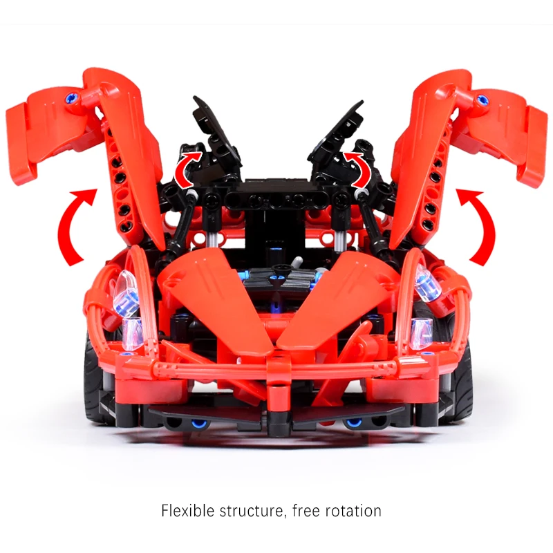 Новейшая Классическая Строительная игрушка серии Technic блоки гоночный Радиоуправляемый автомобиль модель строительные блоки Наборы кубиков дистанционное управление спортивные Машинки Игрушки