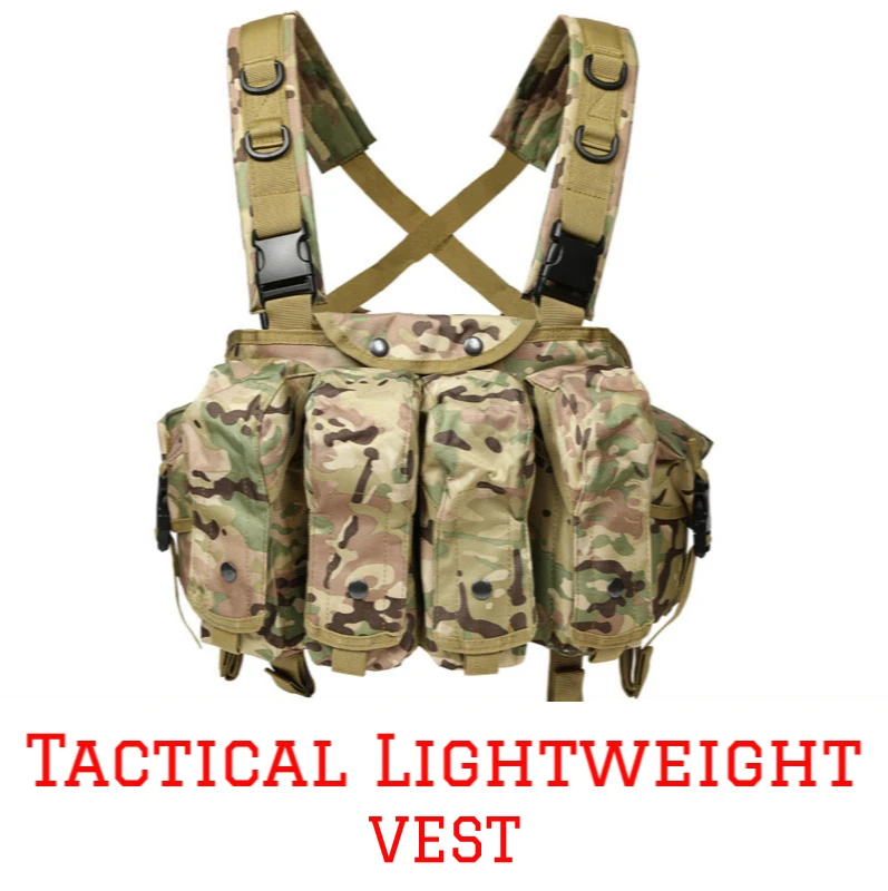 Air permeable multifunctional AK lightweight tactics chest hanging vest special forces outdoor field real man CS equipment MC | Спорт и