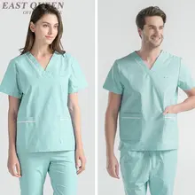 Медицинская Униформа Стоматологическая одежда халат врача-лаборанта аптека Униформа косметолога скрабы медицинская Униформа Для женщин AS099