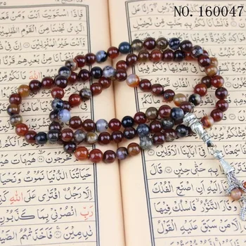 

Turkey Muslim Rosary Islamic Prayer Beads Tasbih Pendant 99 Beads Allah Mohammed Rosary for Women Men Strand Bracelets Dubai