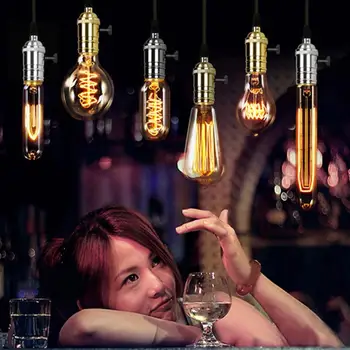 

Holder Bulb Retro Interior Design Home &Amp; Living Lamp Holders Lamp Lighting E27 Pendant Without Edison Switch