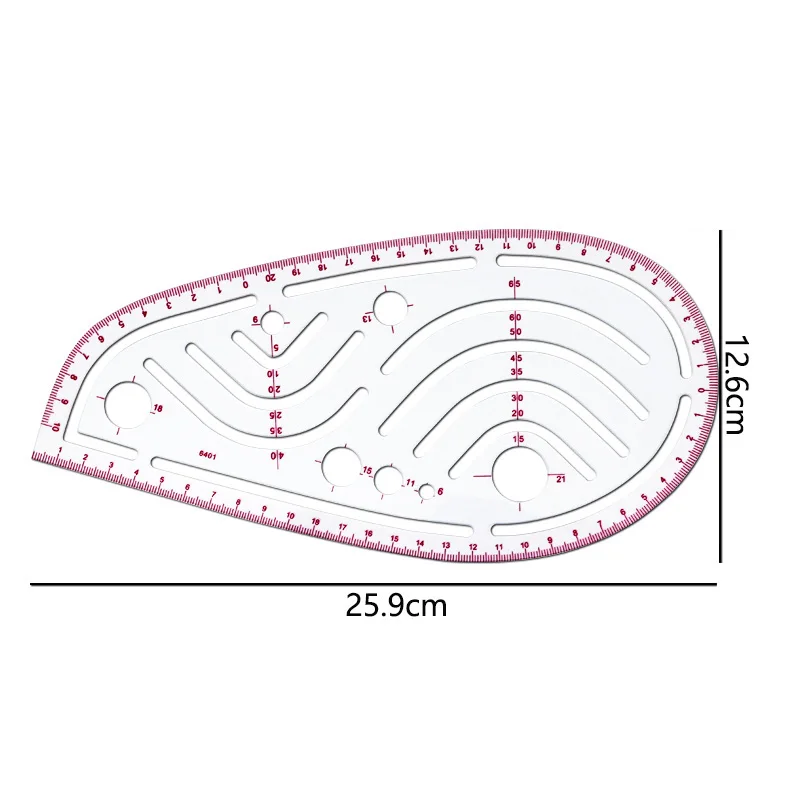 Tailor Measuring Ruler Kit 4pcs Set Tailor Measuring Ruler Kit DIY Tailor Patterns Sewing Drawing Quilting Tools Clothing Patchwork Cutting Curve Craft
